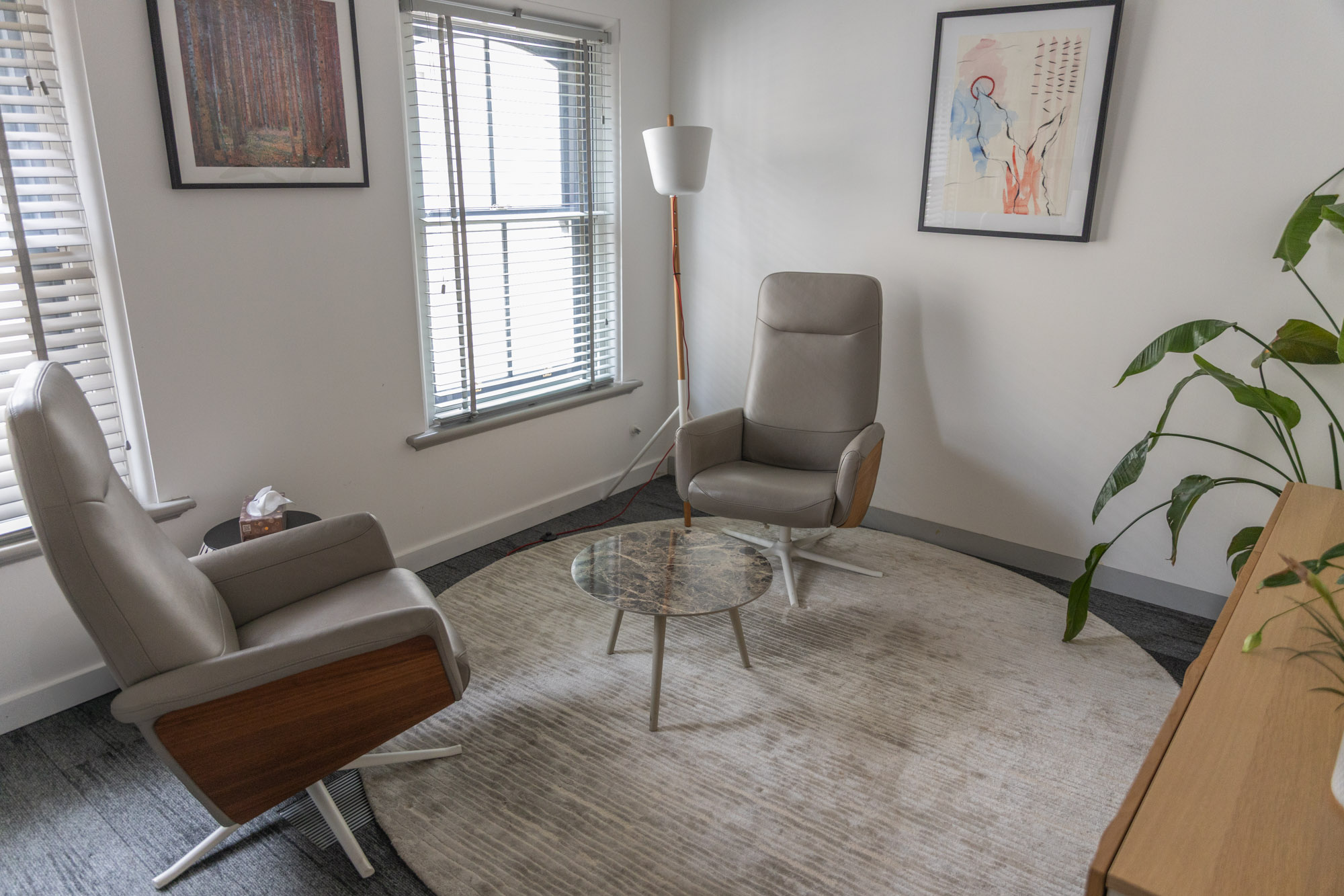 Home. Room with 2 chairs larger